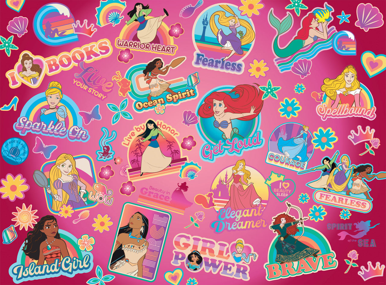 Ceaco Puzzle: Collage: Disney - Princess Sticker Collage 1000 Piece Puzzle