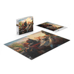 Ceaco Puzzle: Hogwart's Express 1000 Piece Puzzle (Silver Select Edition) - Giftable Package With Silver Foil Accents