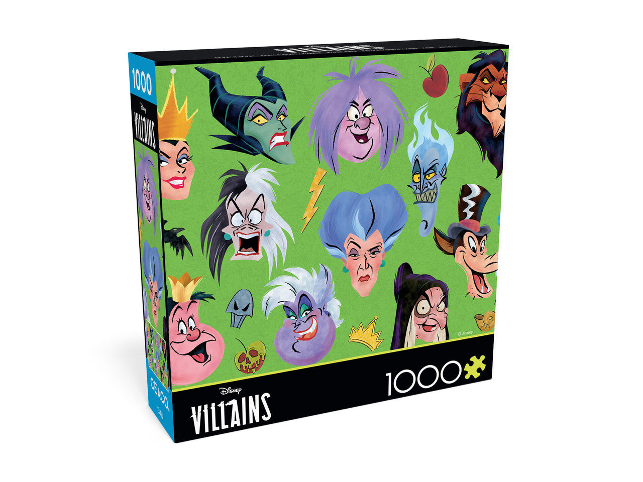 Ceaco Puzzle: Collage - Disney - Villains Collage Faces 1000 Piece Puzzle