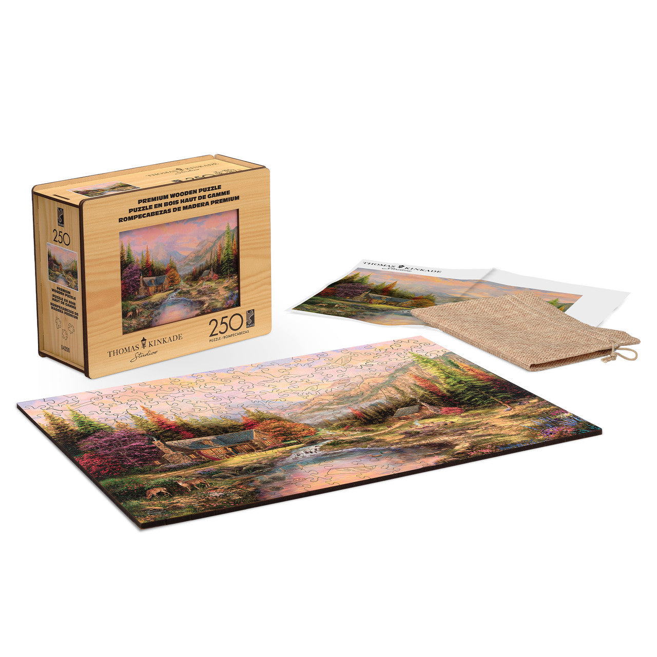 Wood Puzzle: TK - Sierra Paradise-Whimsy Pieces 250 Piece Puzzle
