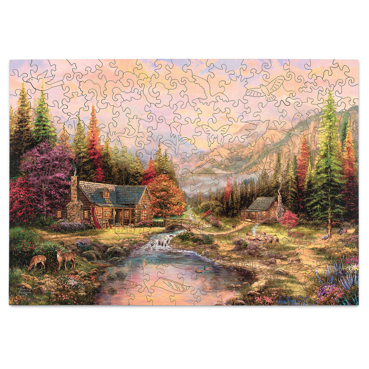 Wood Puzzle: TK - Sierra Paradise-Whimsy Pieces 250 Piece Puzzle