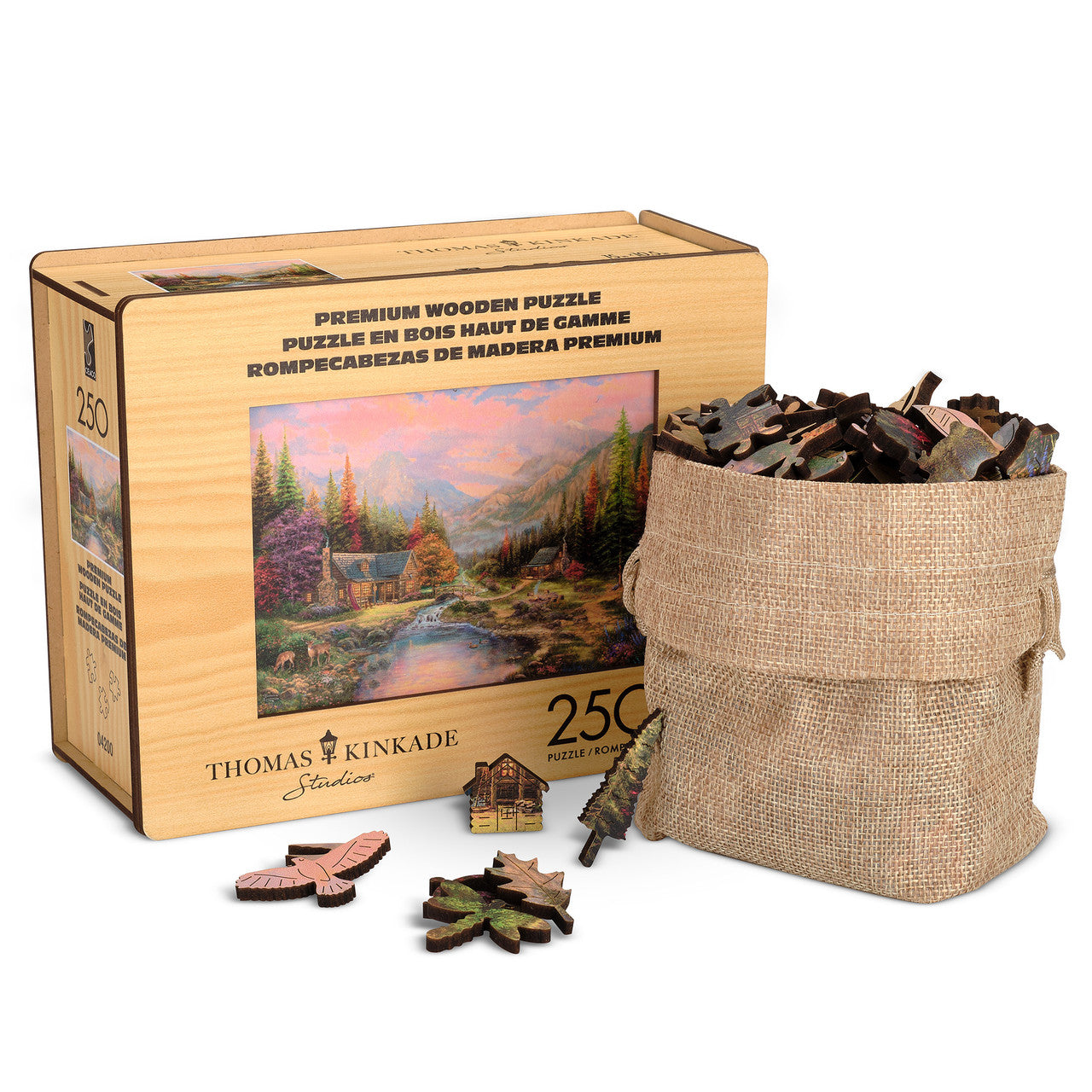 Wood Puzzle: TK - Sierra Paradise-Whimsy Pieces 250 Piece Puzzle