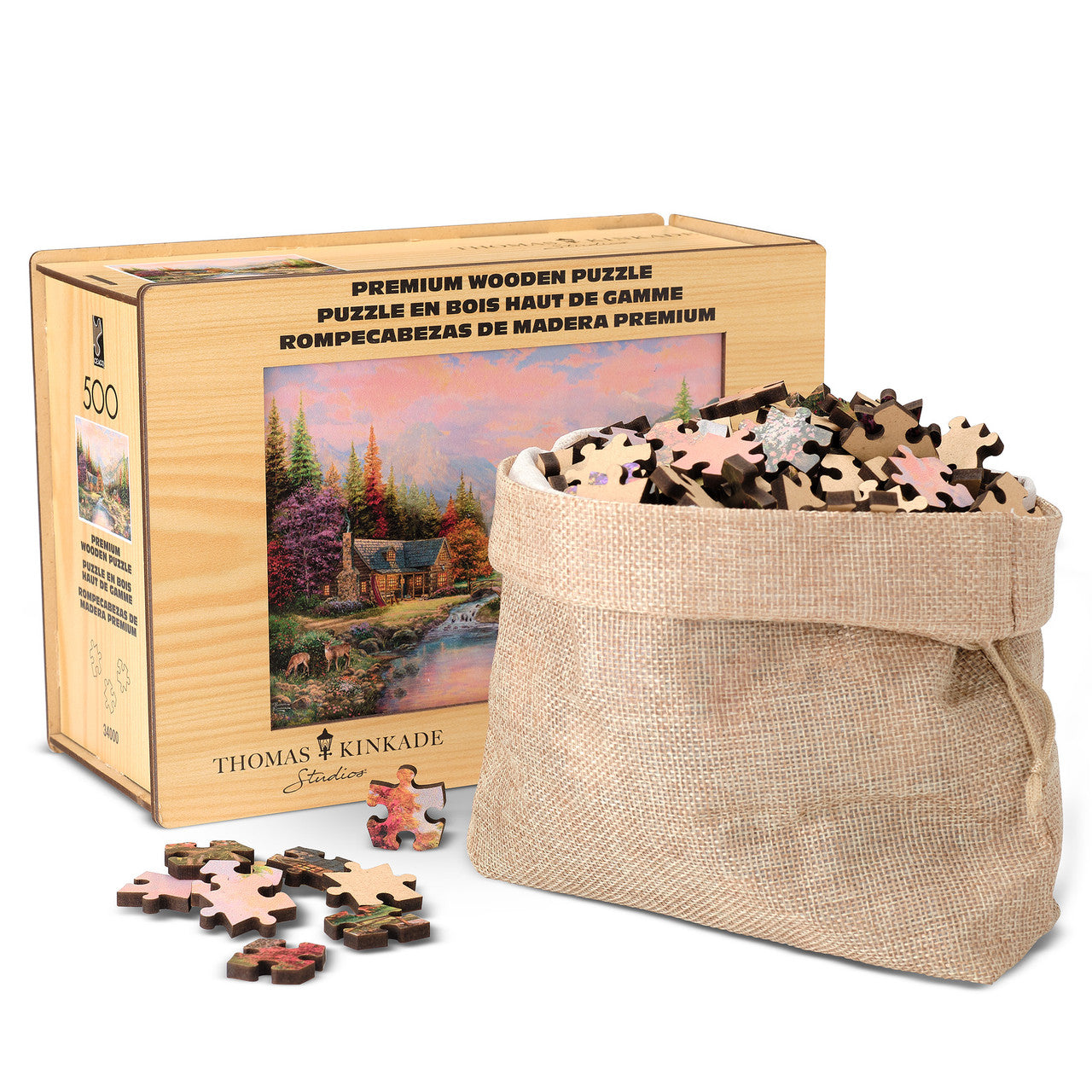 Wood Puzzle: TK - Sierra Paradise 500 Piece Puzzle