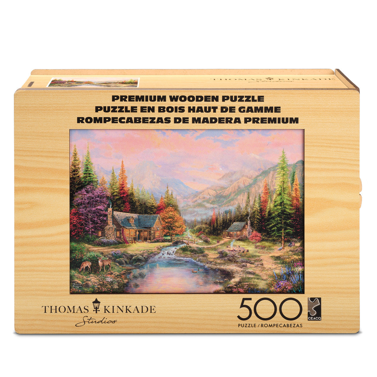 Wood Puzzle: TK - Sierra Paradise-Whimsy Pieces 500 Piece Puzzle