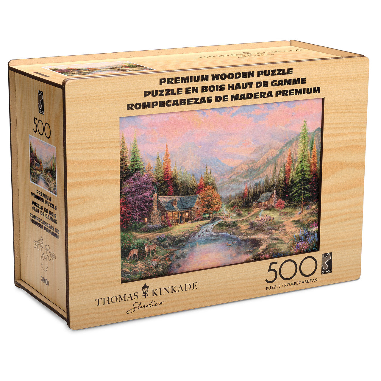 Wood Puzzle: TK - Sierra Paradise-Whimsy Pieces 500 Piece Puzzle
