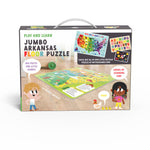 Little Buffalo State Puzzle 49-Piece Arkansas Jigsaw Puzzle - Kids Puzzles: Ages 4+
