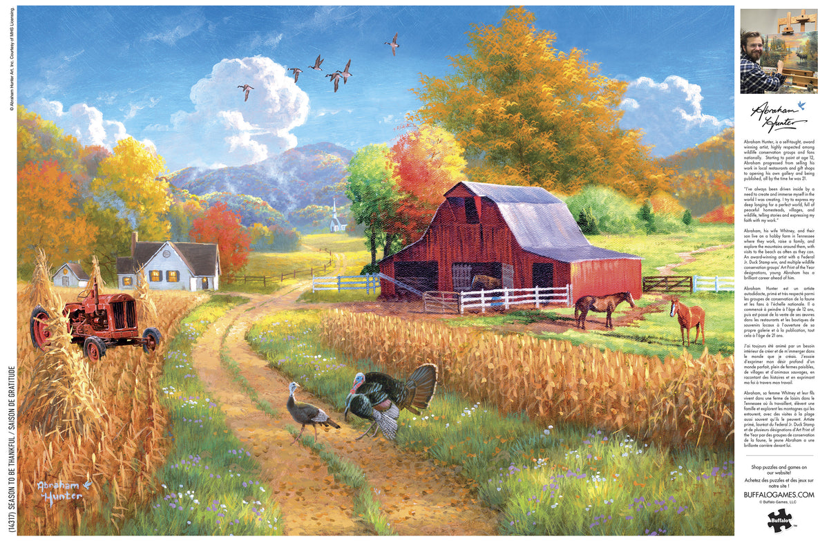 Abraham Hunter: Season to be Thankful 1000 Piece Puzzle