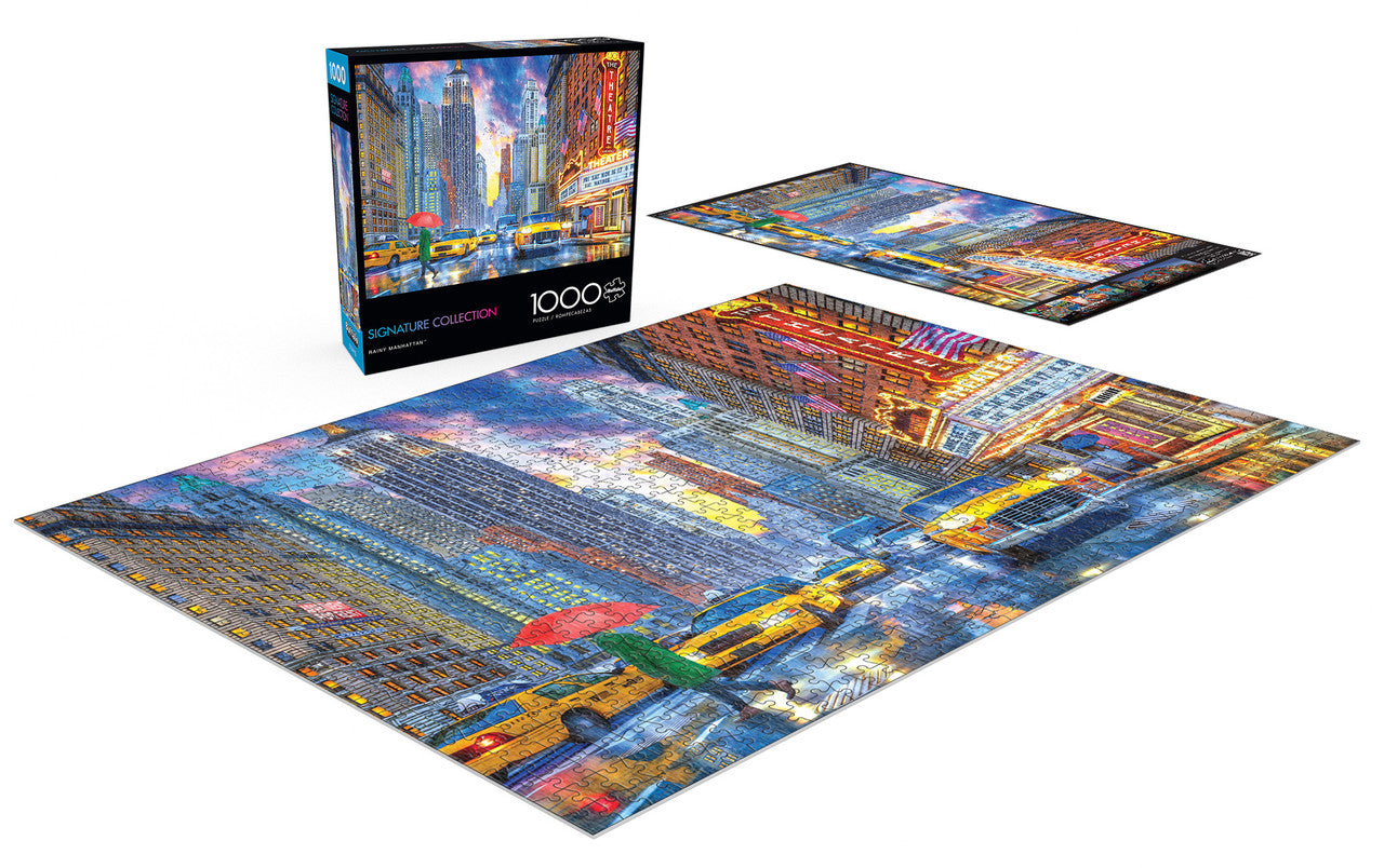 Signature Collection: Rainy Manhattan 1000 Piece Puzzle