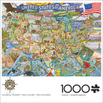 Colorful Country 1000 Piece Puzzle