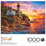 Dominic Davison: Sunset at Lighthouse Bay 1000 Piece Puzzle