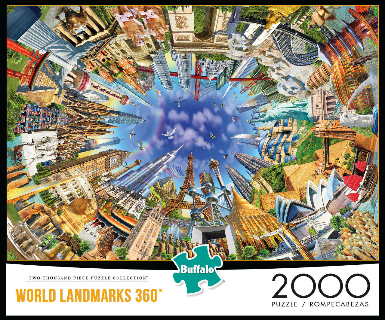 World Landmarks 360 2000 Piece Box