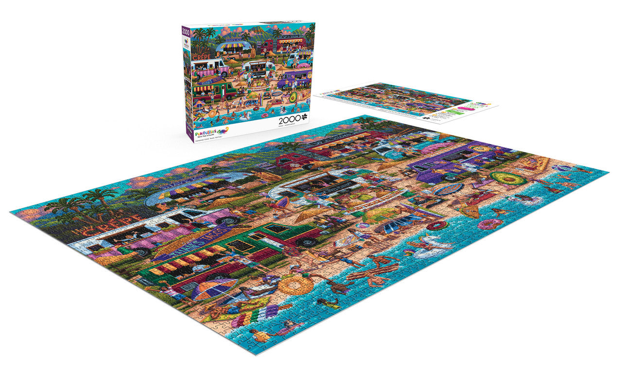 Hawaiian Food Truck Festival 2000 Piece Puzzle