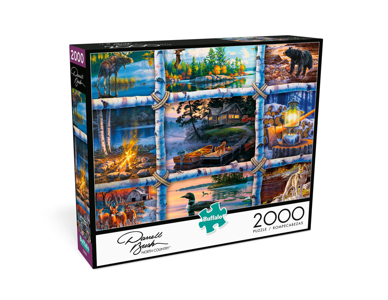 Darrell Bush North Country 2000 Piece Jigsaw Puzzle Box