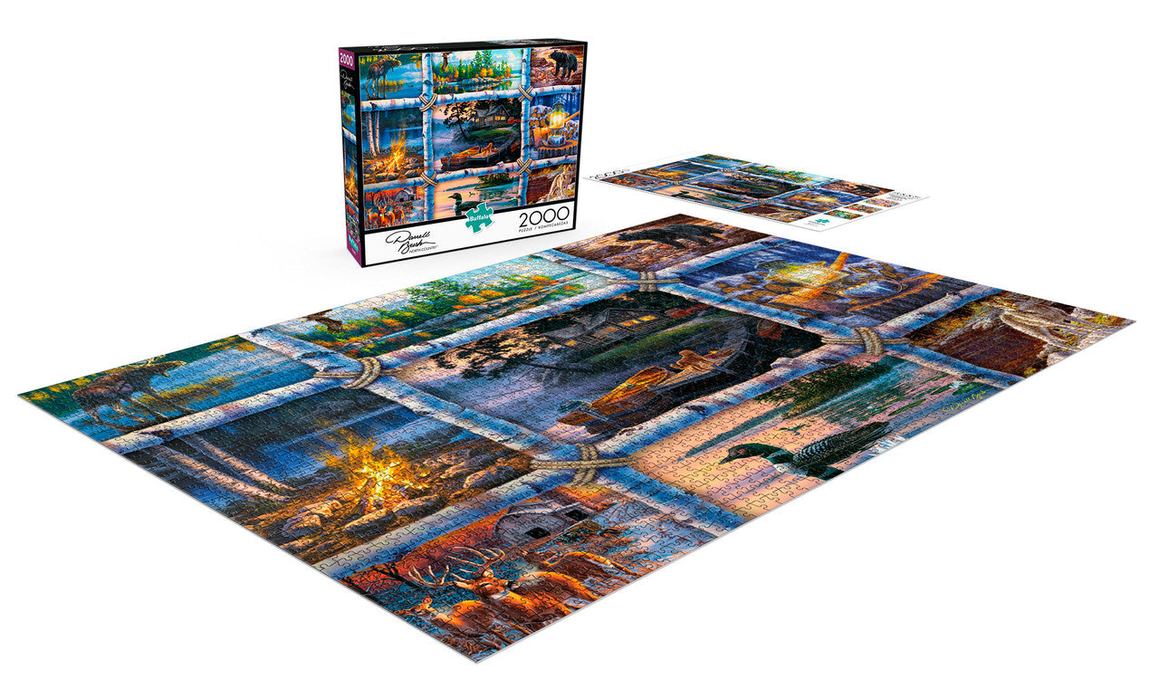 Darrell Bush North Country 2000 Piece Jigsaw Puzzle Contents