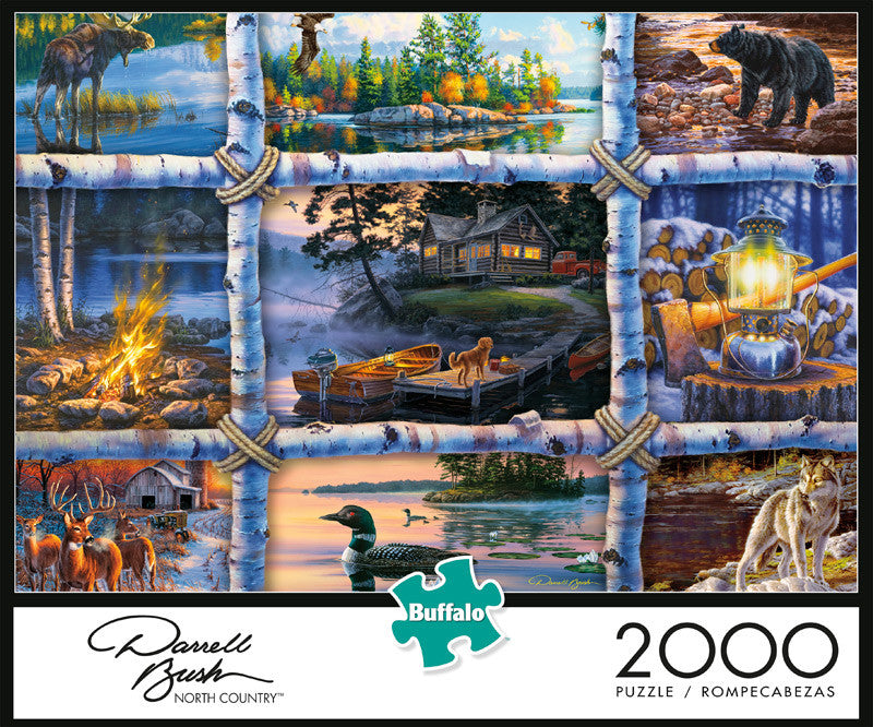 Darrell Bush North Country 2000 Piece Jigsaw Puzzle Front