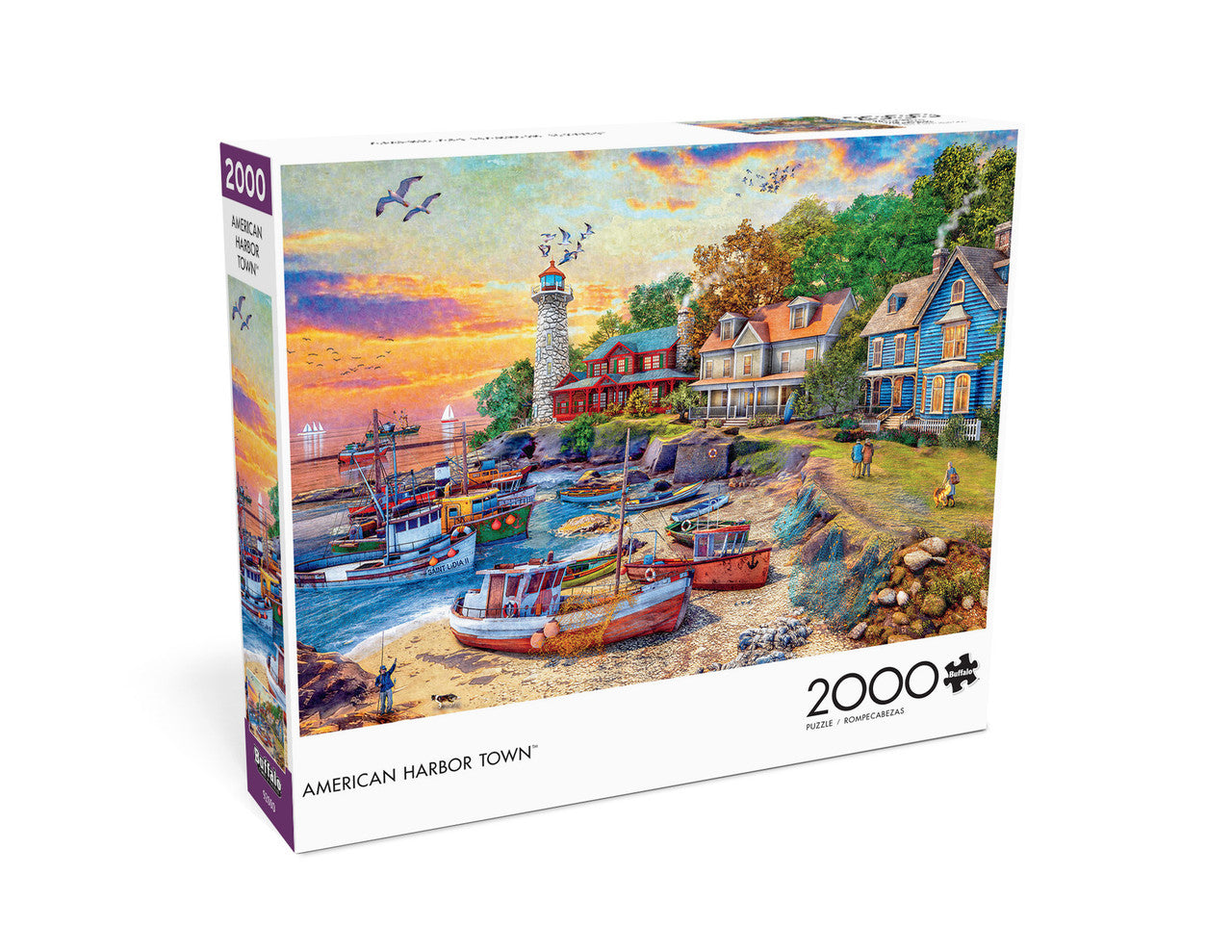 American Harbor Town 2000 Piece Puzzle