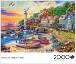 American Harbor Town 2000 Piece Puzzle