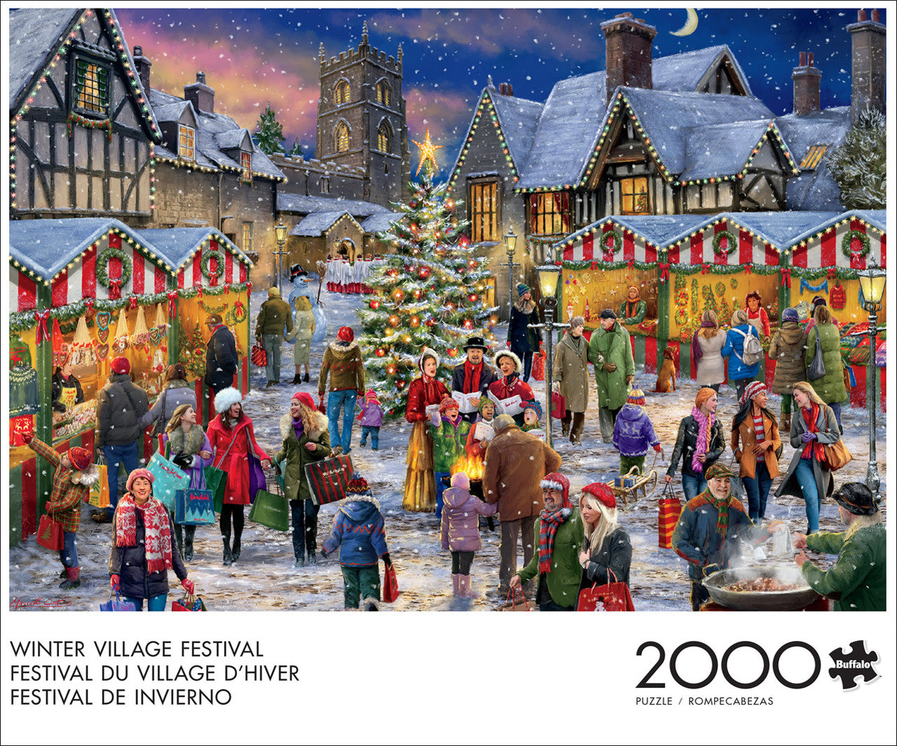Winter Village Festival 2000 Piece Puzzle
