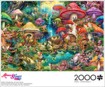 Aimee Stewart: Merry Mushroom Village Picnic 2000 Piece Puzzle
