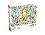 Large City Map 2000 Piece Puzzle