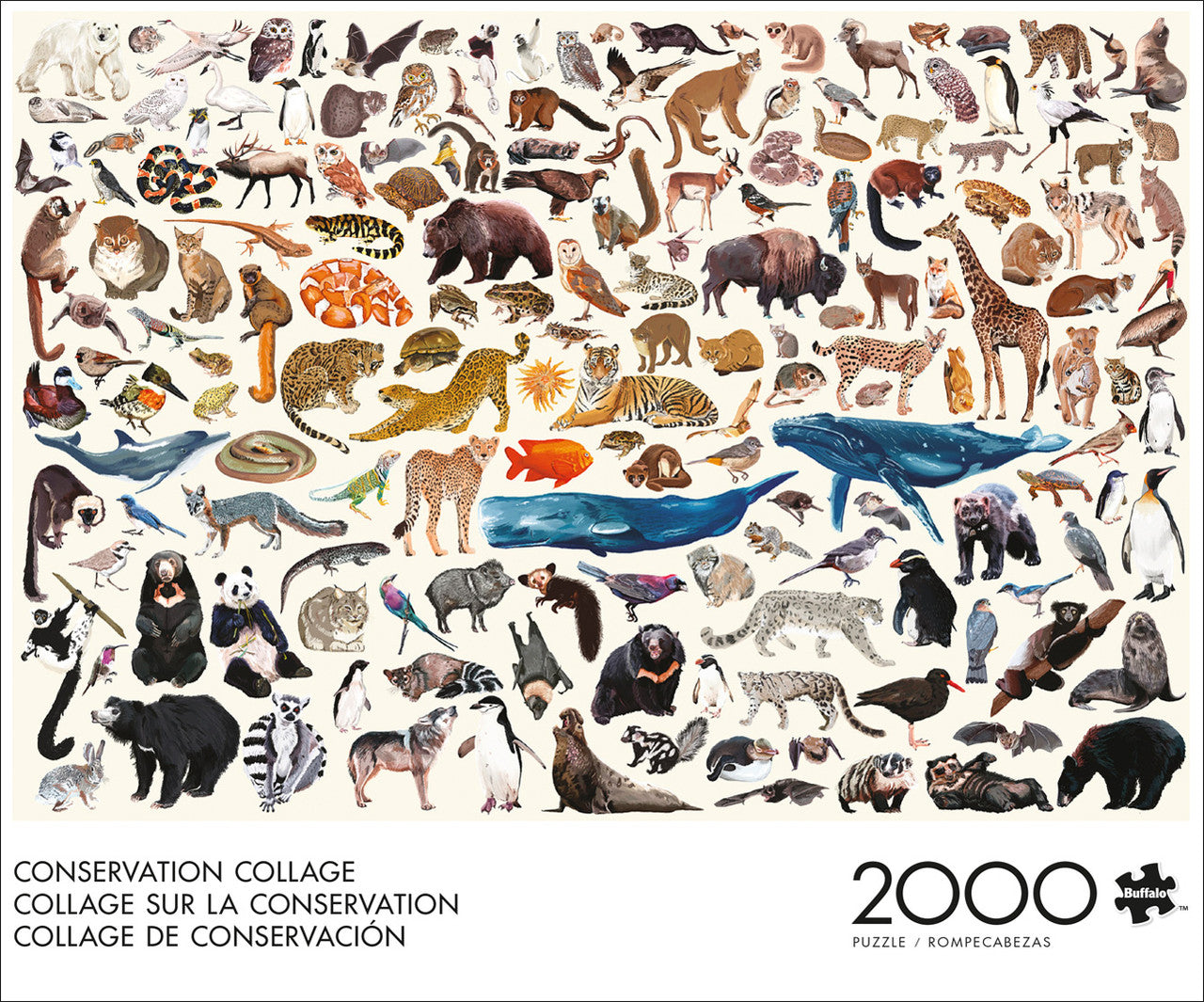 Conservation Collage 2000 Piece Puzzle