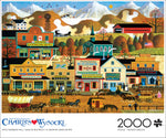 Charles Wysocki: Pete's Gambling Hall 2000 Piece Puzzle