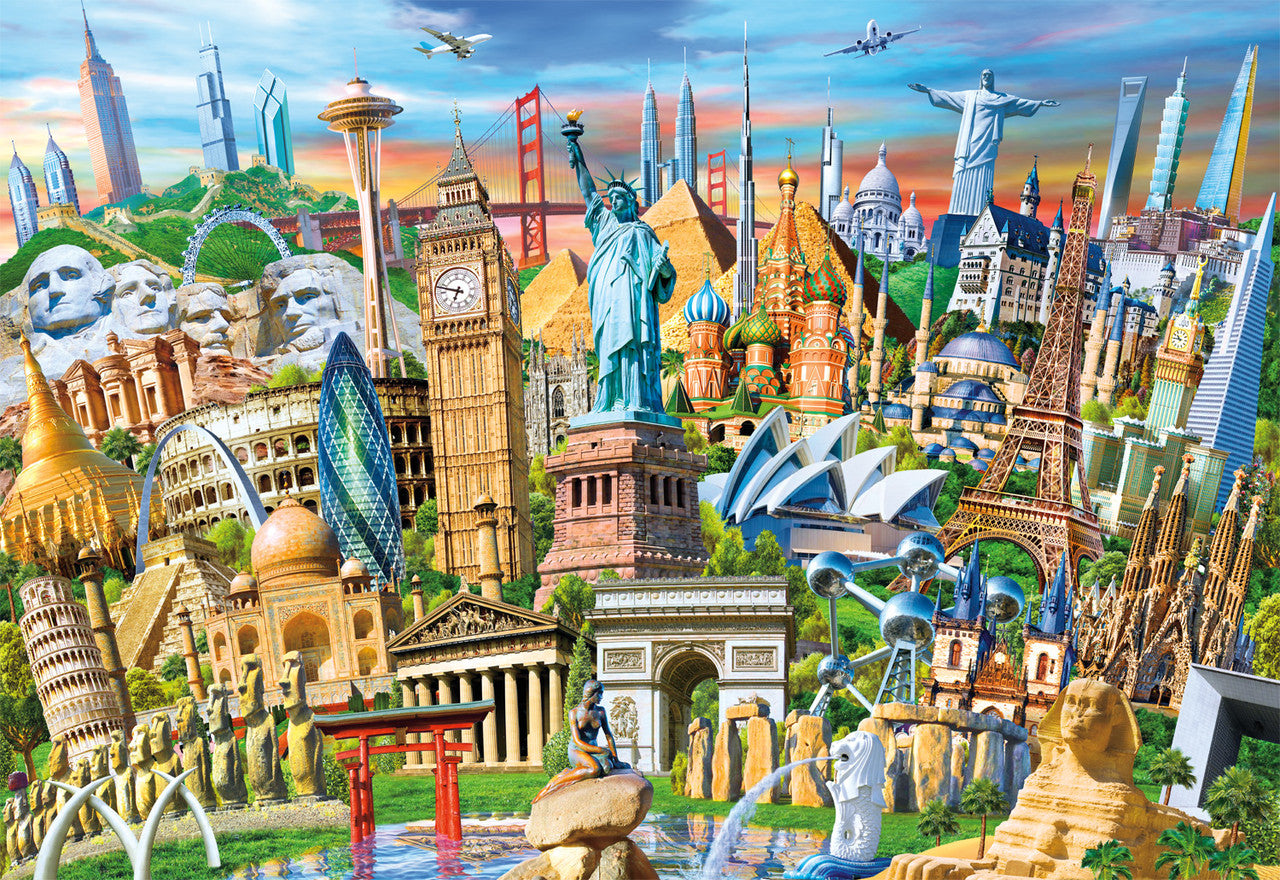 World Landmarks 2000 Piece Puzzle