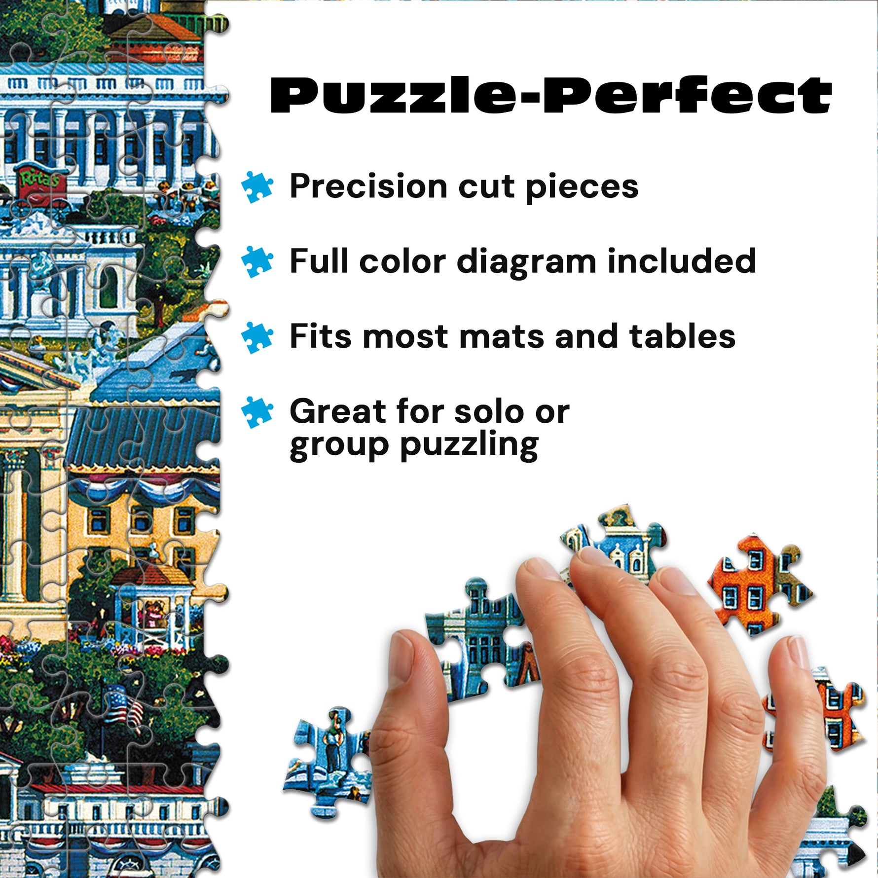 Eric Dowdle - Philadelphia 2000 Piece Jigsaw Puzzle
