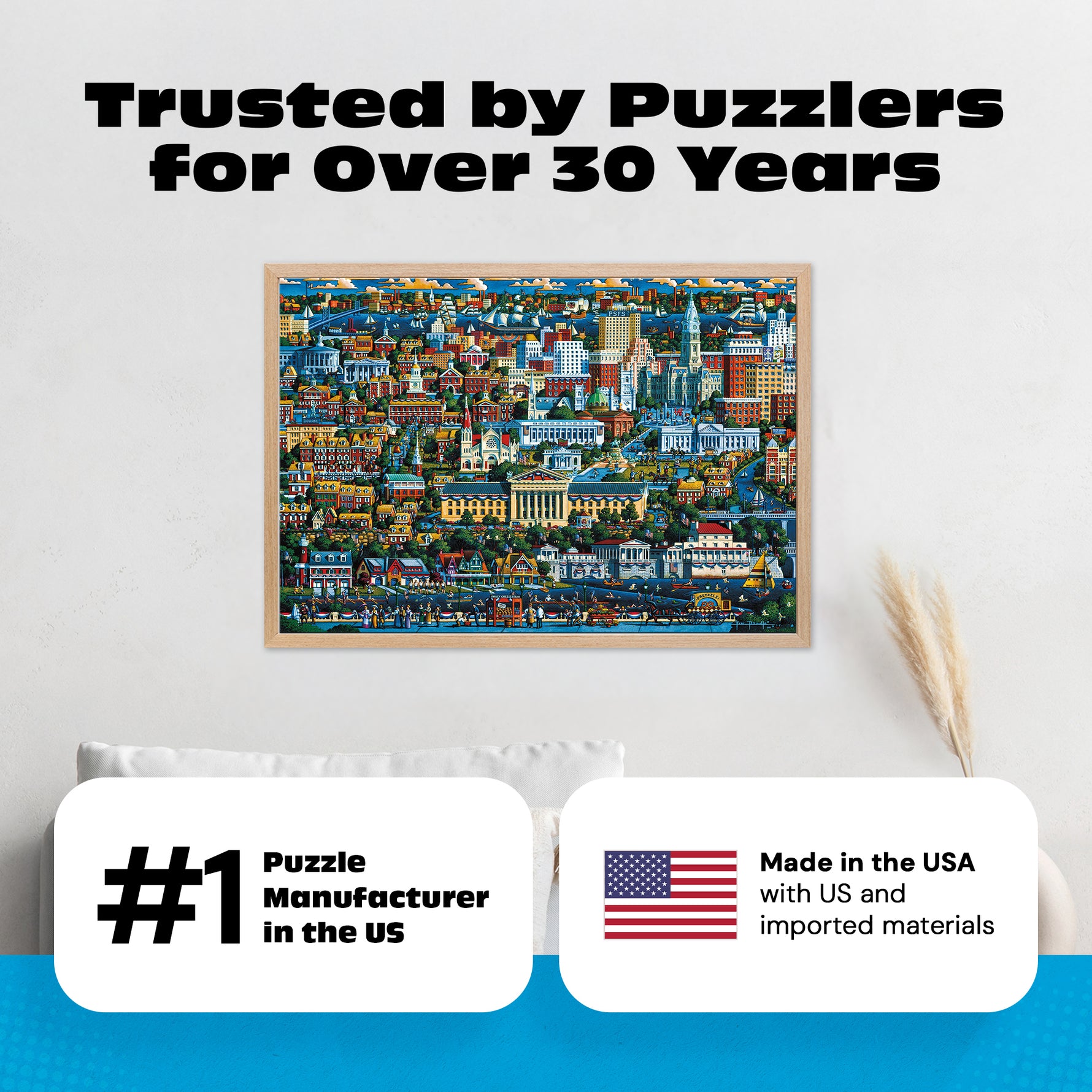 Eric Dowdle - Philadelphia 2000 Piece Jigsaw Puzzle