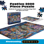 Eric Dowdle Victorian Christmas Village 2000 Piece Puzzle
