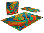 Color Explosion Swirl Patina 300 Large Piece Jigsaw Puzzle Contents