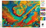 Color Explosion Swirl Patina 300 Large Piece Jigsaw Puzzle Poster