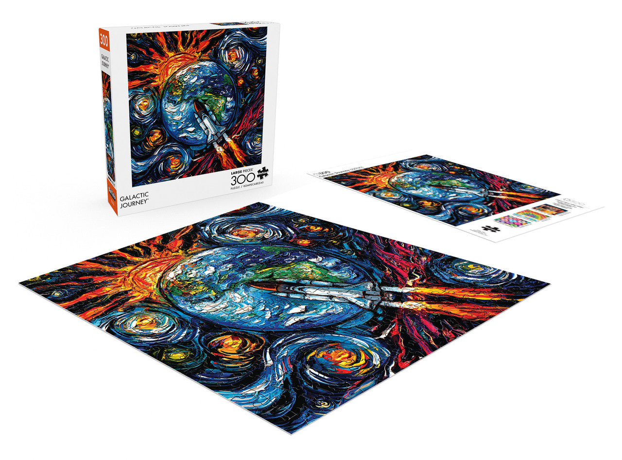 Art of Play Galactic Journey 300 Large Piece Jigsaw Puzzle Contents