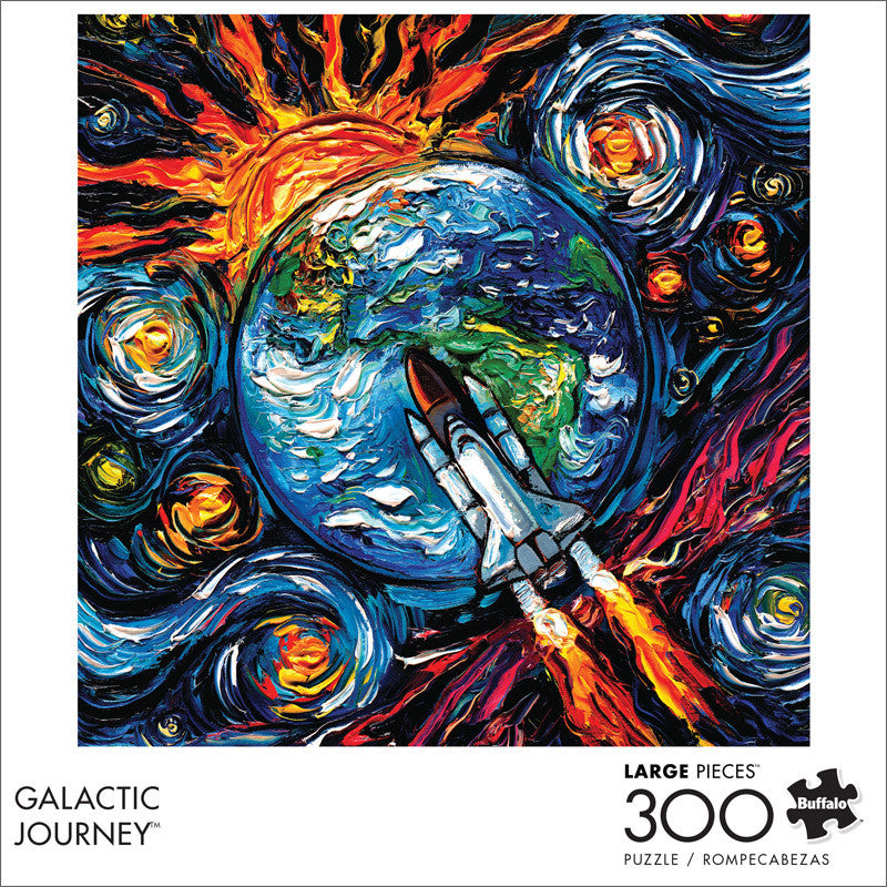 Art of Play Galactic Journey 300 Large Piece Jigsaw Puzzle Front