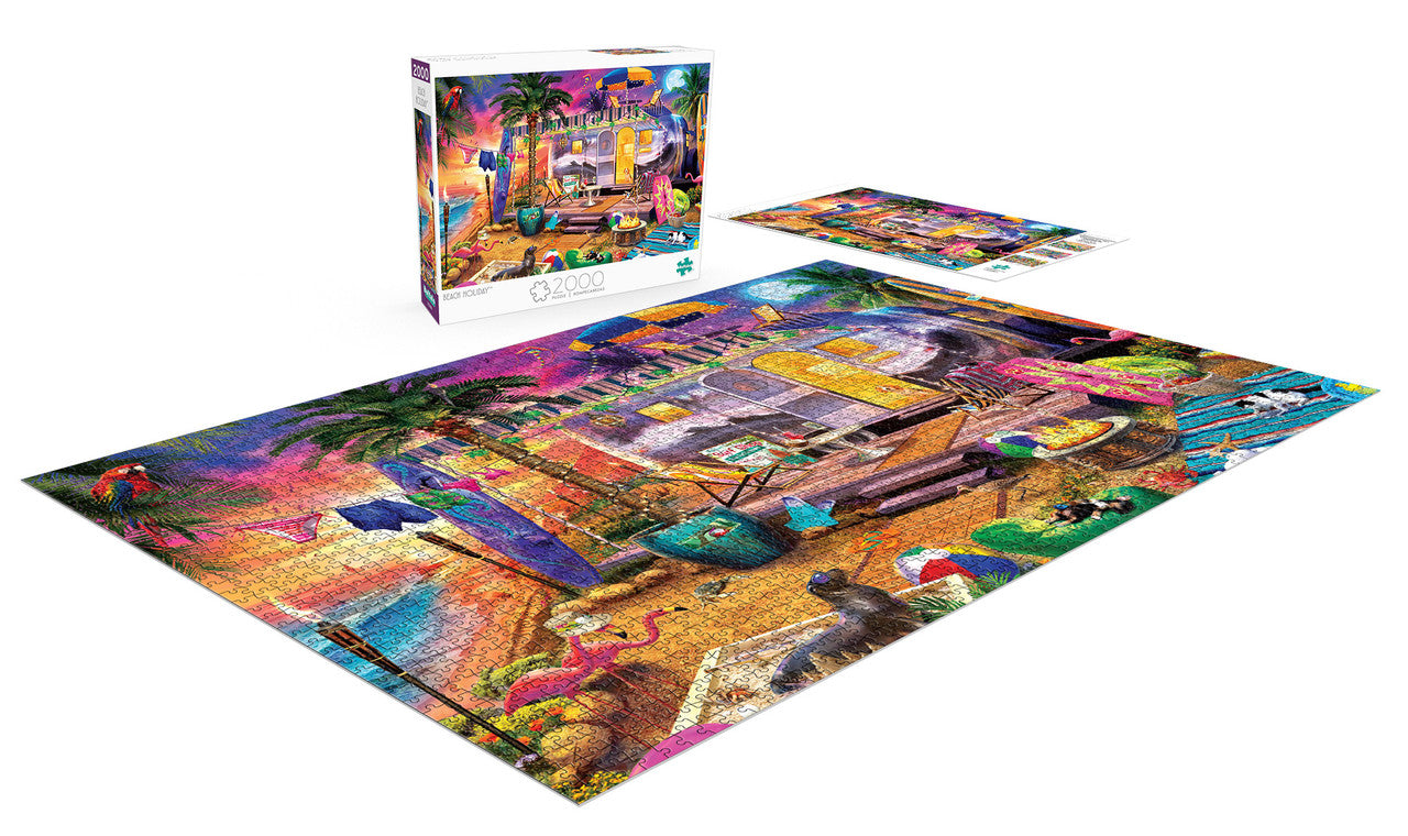 Beach Holiday 2000 Piece Puzzle