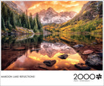 Maroon Lake Reflections 2000 Piece Puzzle