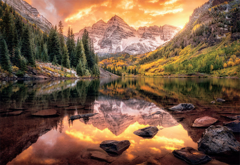 Maroon Lake Reflections 2000 Piece Puzzle
