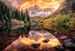 Maroon Lake Reflections 2000 Piece Puzzle