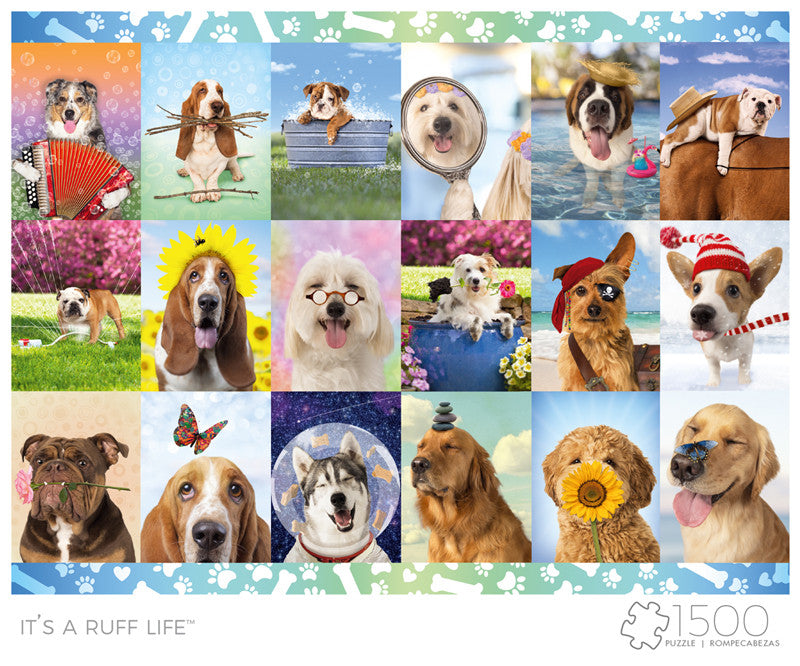 Art of Play It's a Ruff Life 1500 Piece Jigsaw Puzzle Front