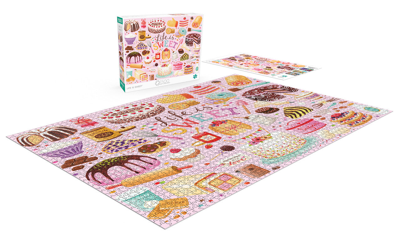 Art of Play Life Is Sweet 1500 Piece Jigsaw Puzzle Contents
