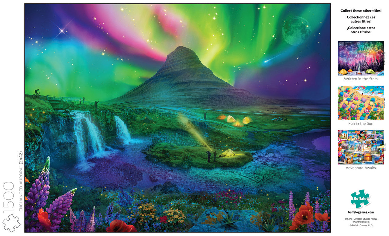 Art of Play Enchanted Aurora 1500 Piece Jigsaw Puzzle Poster