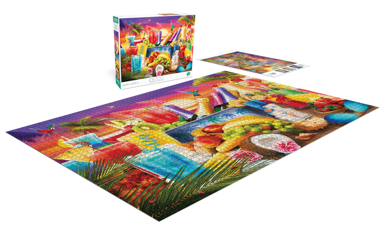 Art of Play Happy Hour 2 1500 Piece Jigsaw Puzzle Contents