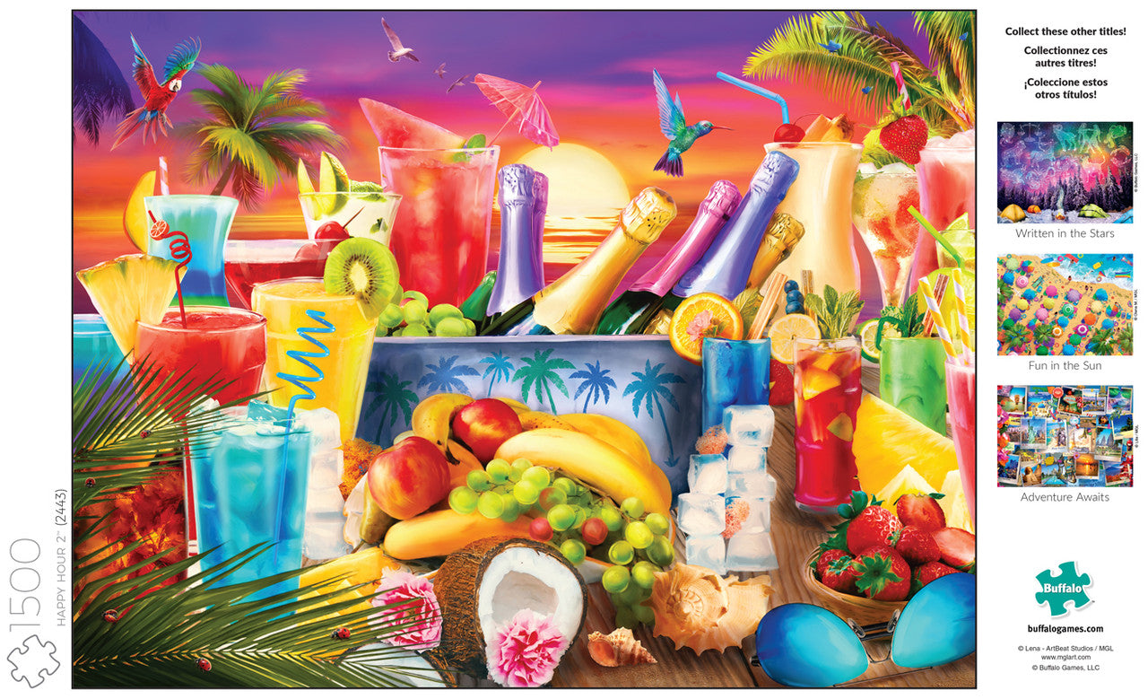 Art of Play Happy Hour 2 1500 Piece Jigsaw Puzzle Poster