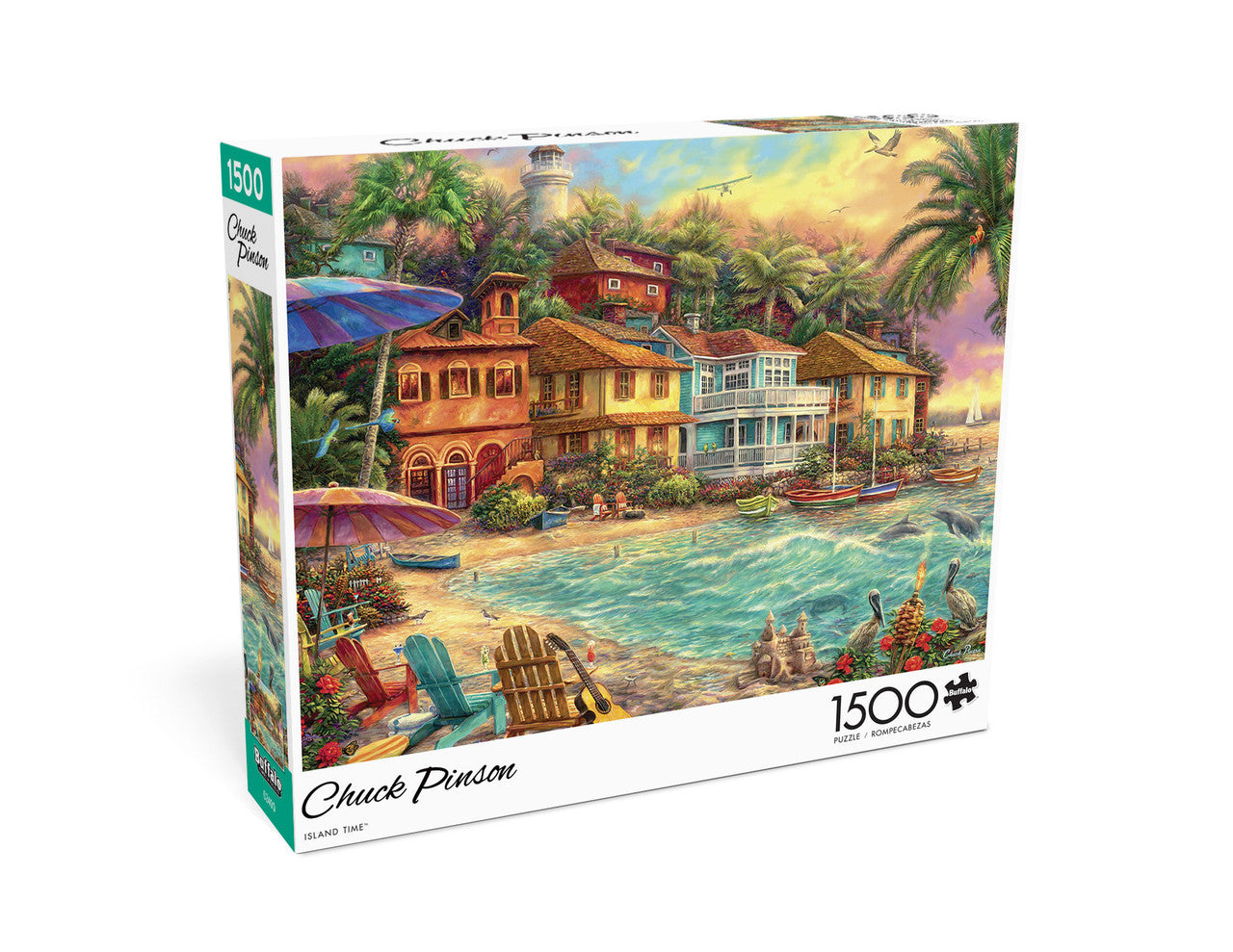 Chuck Pinson: Island Time 1500 Piece Puzzle