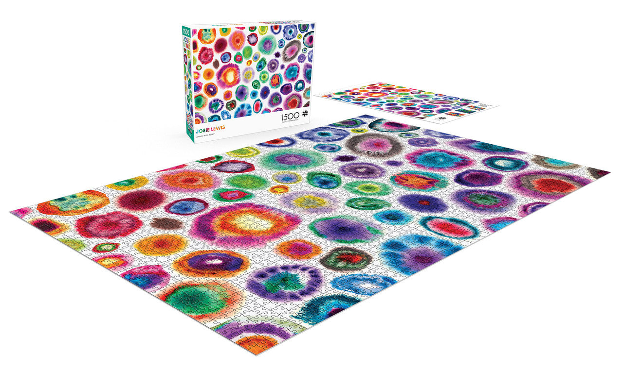 Josie Lewis: Rainbow River Rocks 1500 Piece Jigsaw Puzzle