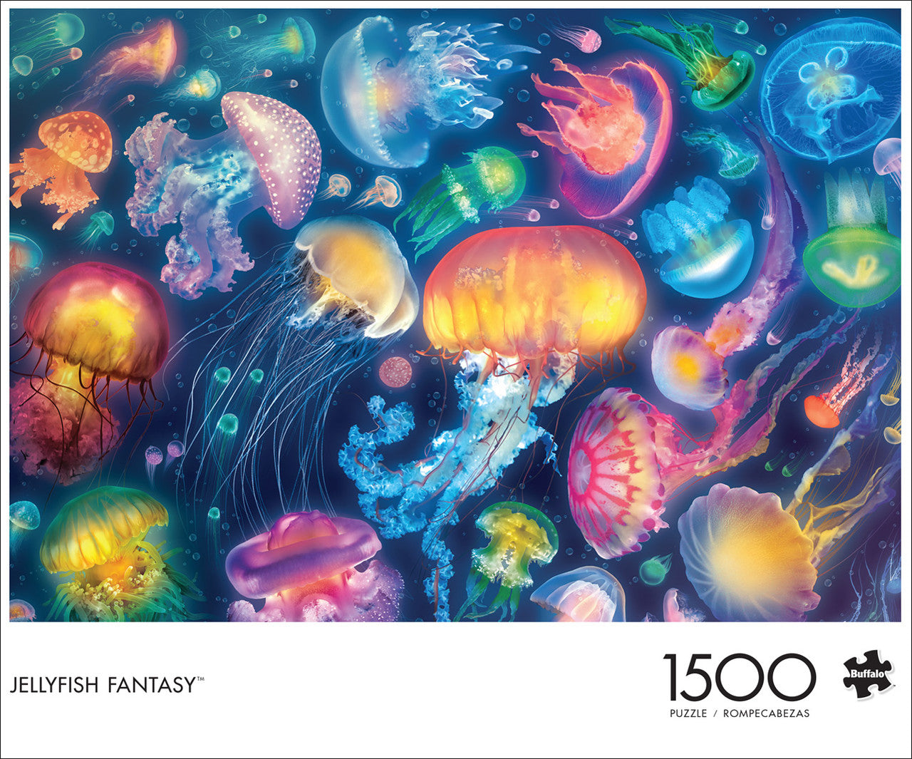 Jellyfish Fantasy 1500 Piece Jigsaw Puzzles