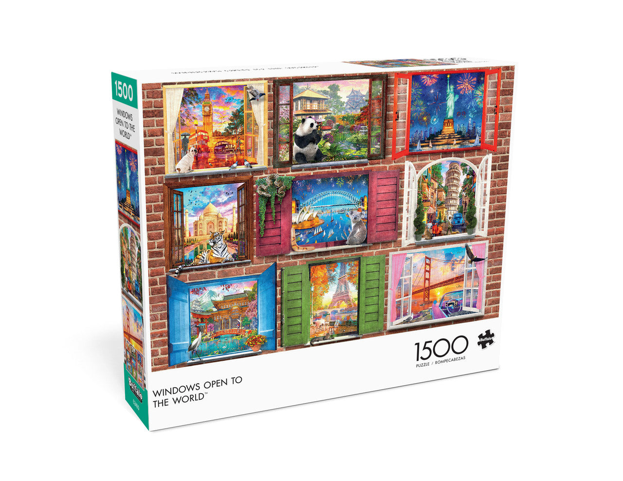 Windows Open to the World 1500 Piece Jigsaw Puzzle