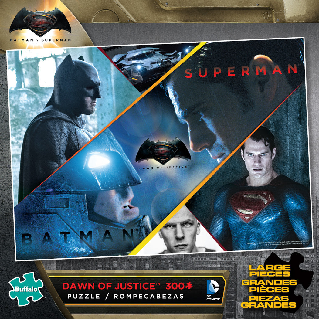 DAWN OF JUSTICE Batman vs. Superman 300 Large Piece Puzzle