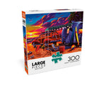 Geno Peoples Beach Camp 300 Large Piece Jigsaw Puzzle Box
