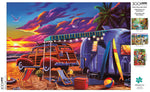 Geno Peoples Beach Camp 300 Large Piece Jigsaw Puzzle Poster
